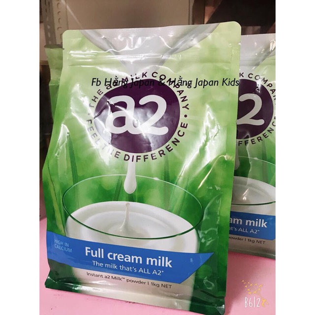 Sữa tươi tiệt trùng nguyên kem A2 Úc lon 850g