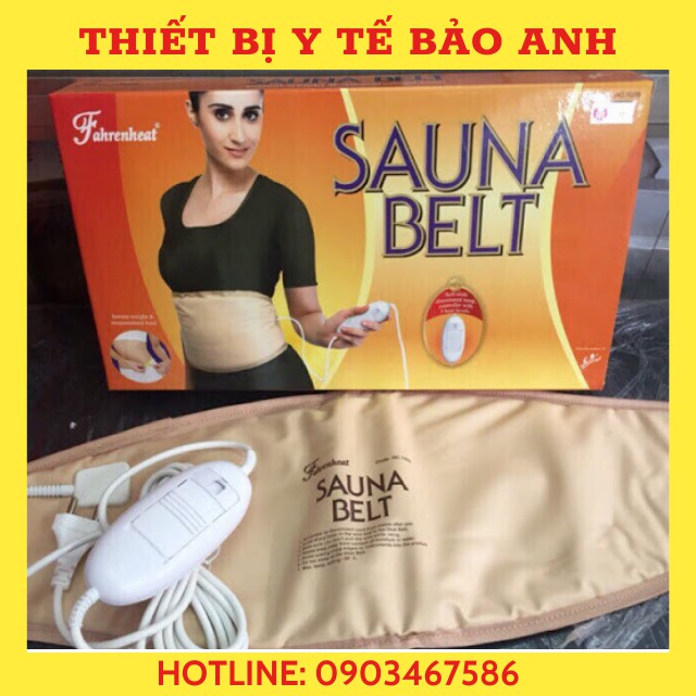 Đai Quấn Nóng Giảm Mỡ Bụng Sauna Belt Chính Hãng Bảo Hành 1 Năm