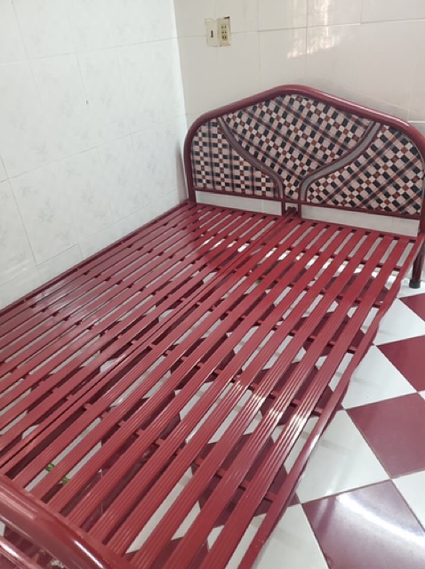 Giường ngủ sắt 1m4 x 2m Bảo Hành 1 Năm | BigBuy360 - bigbuy360.vn