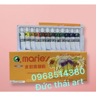 Màu nước Maries - 12 màu/9ml