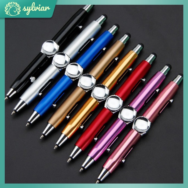 [sylviar] Bút Bi Dạng Con Quay Bằng Kim Loại Quà Tặng Cho Người Lớn Trẻ Em