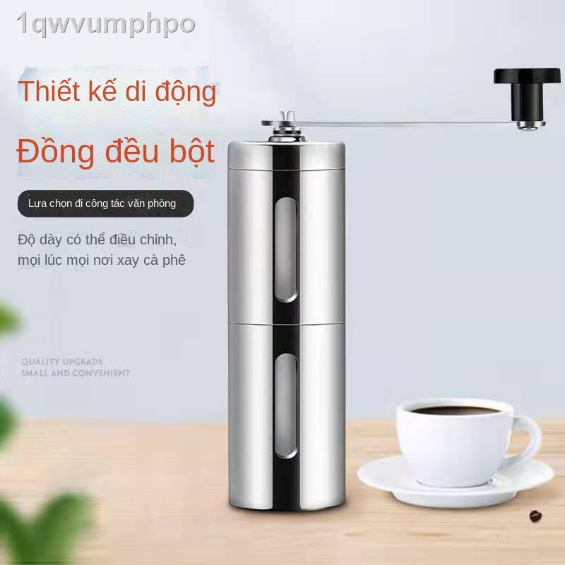 Máy pha cà phê hộ gia đình xay quay tay nhỏ cầm bột