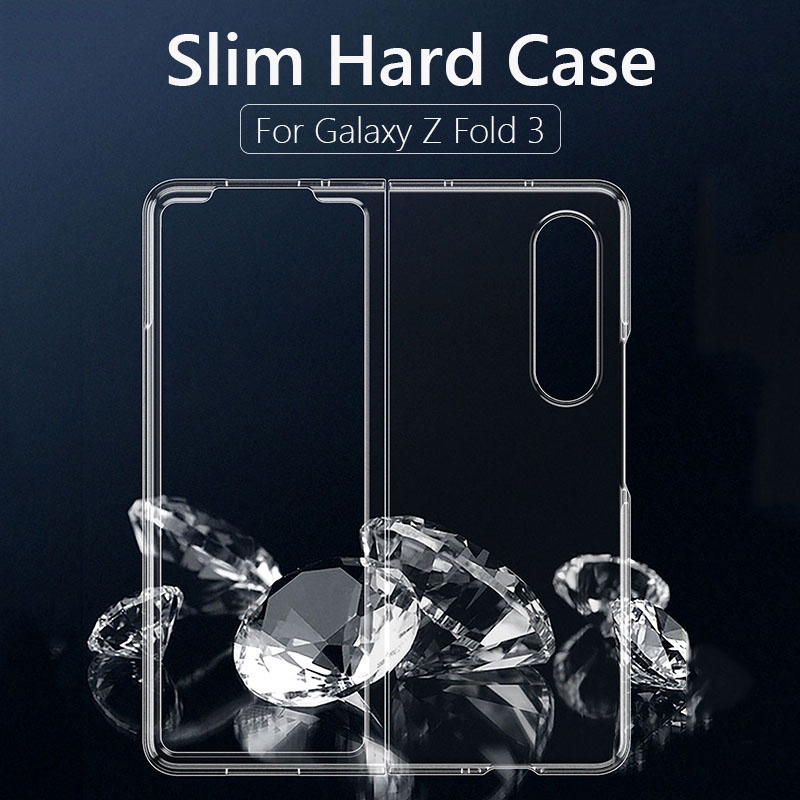 Ốp điện thoại Chất Liệu Pc Trong Suốt Cho Samsung Galaxy Z Fold 3 Fold3