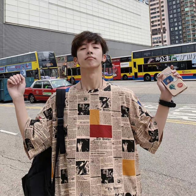áo thun tay lỡ unisex áo phông Nam Nữ form rộng thun cotton DHL swap phong cách Ulzzang. | WebRaoVat - webraovat.net.vn