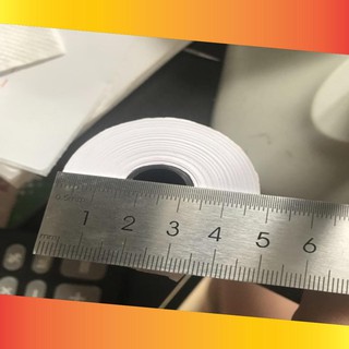  4 cuộn giấy in nhiệt khổ 57x50 (lõi nhựa nhỏ) dùng cho máy in khổ 58mm 