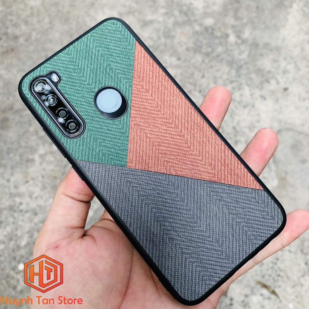 Ốp lưng Xiaomi Redmi Note 8 vân vải jean 3 màu độc đáo