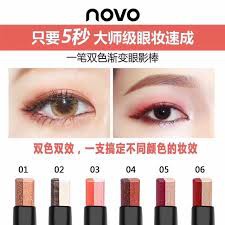 Bút màu mắt 2 line Stereo Two Line Eye Shadow Novo