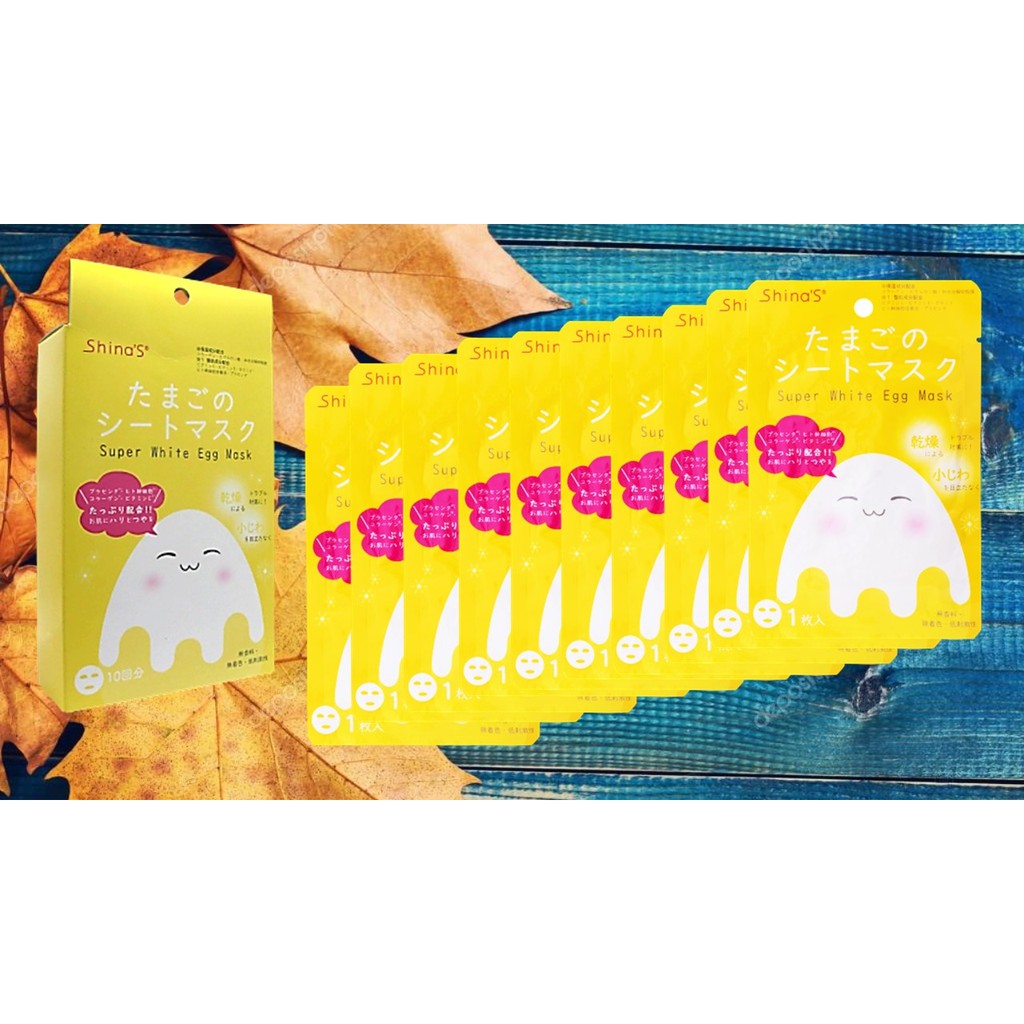 MẶT NẠ TRỨNG TRẮNG DA MỜ NÁM SUPER WHITE EGG MASK 25G
