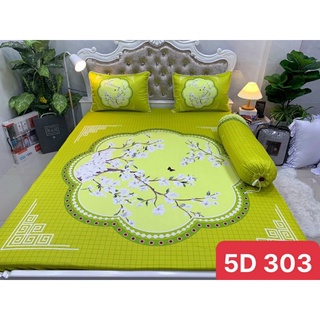 Bộ drap thun lạnh ý 5D cao cấp MS 301