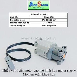 Motor Cỡ L 88003 Tương Thích 9686-Technic-Education