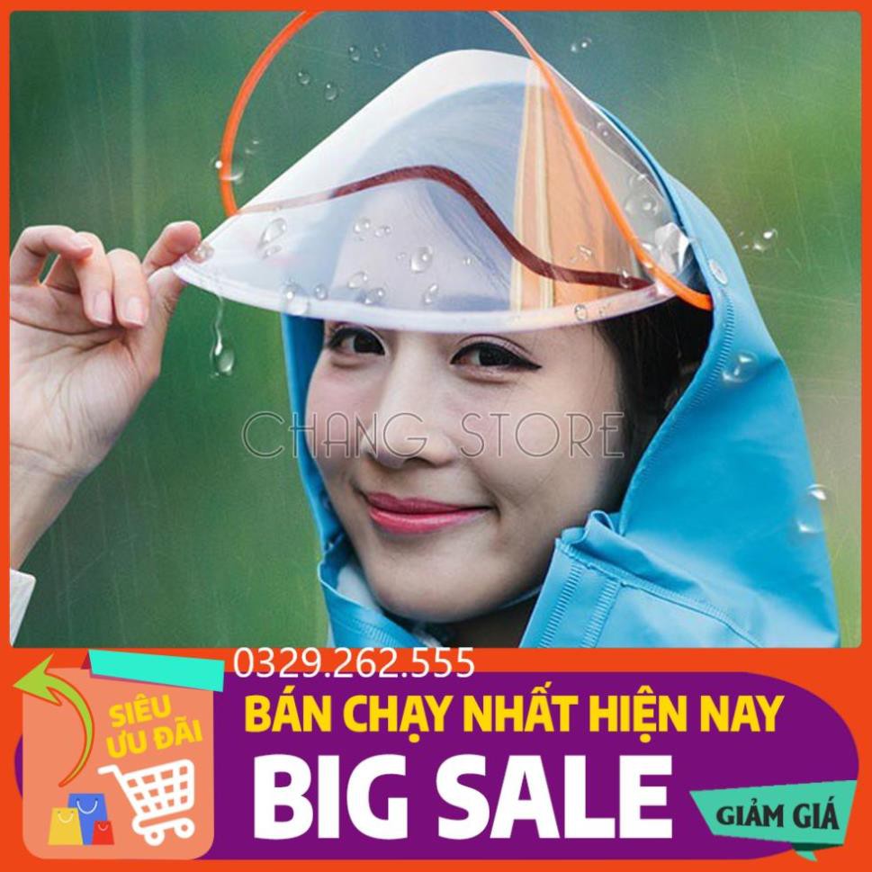 (Big Sale) Áo mưa cánh dơi vải dù siêu bền đầu phản quang có kính che mặt vải dù siêu dai, siêu bền