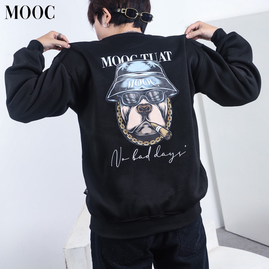 Áo nỉ bông Unisex MOOC CLOTHES 12 con giáp -Hình Chó