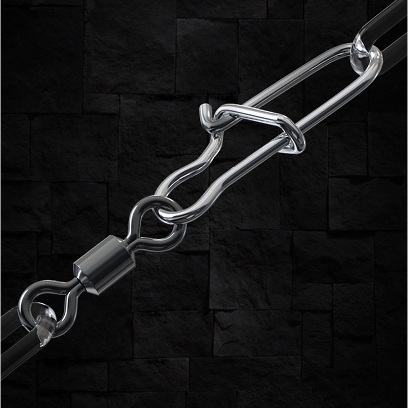 Set 50 Đầu Nối Xoay Bằng Thép Không Gỉ Chuyên Dụng Cho Câu Cá