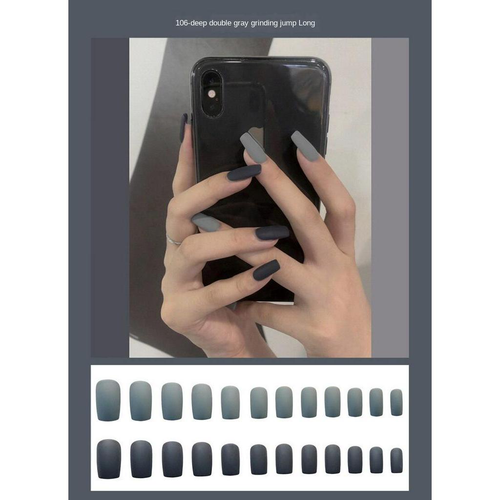 Hộp 24 móng tay giả SUAKE màu sắc thời trang