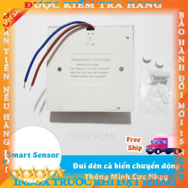 Đui đèn cảm ứng chuyển động hồng ngoại E27 Nhạy gấp 2 lần Dành Cho Việt Nam model 2021 Loại Xịn nghitruong