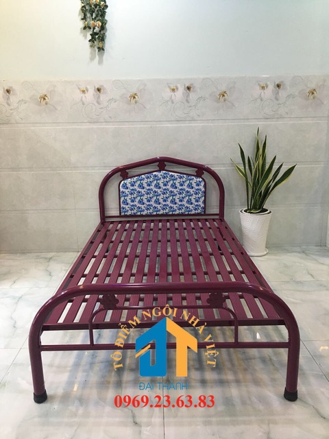 Giường sắt 1m6x2m giá rẻ | BigBuy360 - bigbuy360.vn