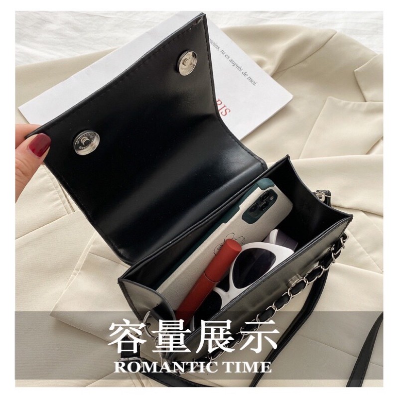 [Sẵn] Túi đeo chéo/ cầm tay butterfly 3 màu trắng/đen/nâu | BigBuy360 - bigbuy360.vn