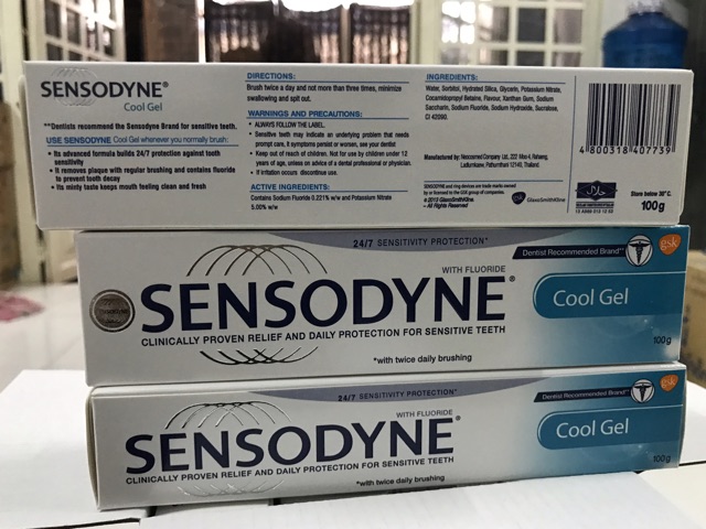 [CHÍNH HÃNG] KEM ĐÁNH RĂNG SENSODYNE COOL GEL THÁI LAN .