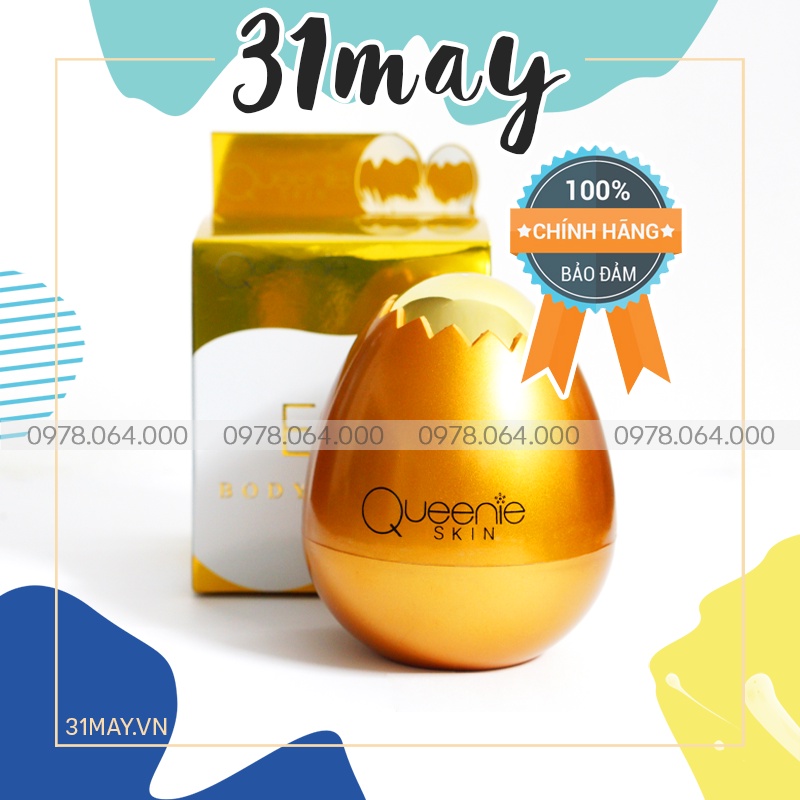 Kem Body Trứng Vàng Queenie Skin Chính Hãng Egg Body Lotion 250g