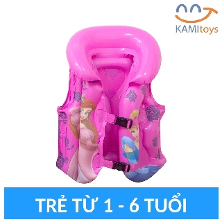 Áo phao tập bơi cho Bé gái (Từ 1-6 tuổi) bơm hơi tiện lợi mã 50023