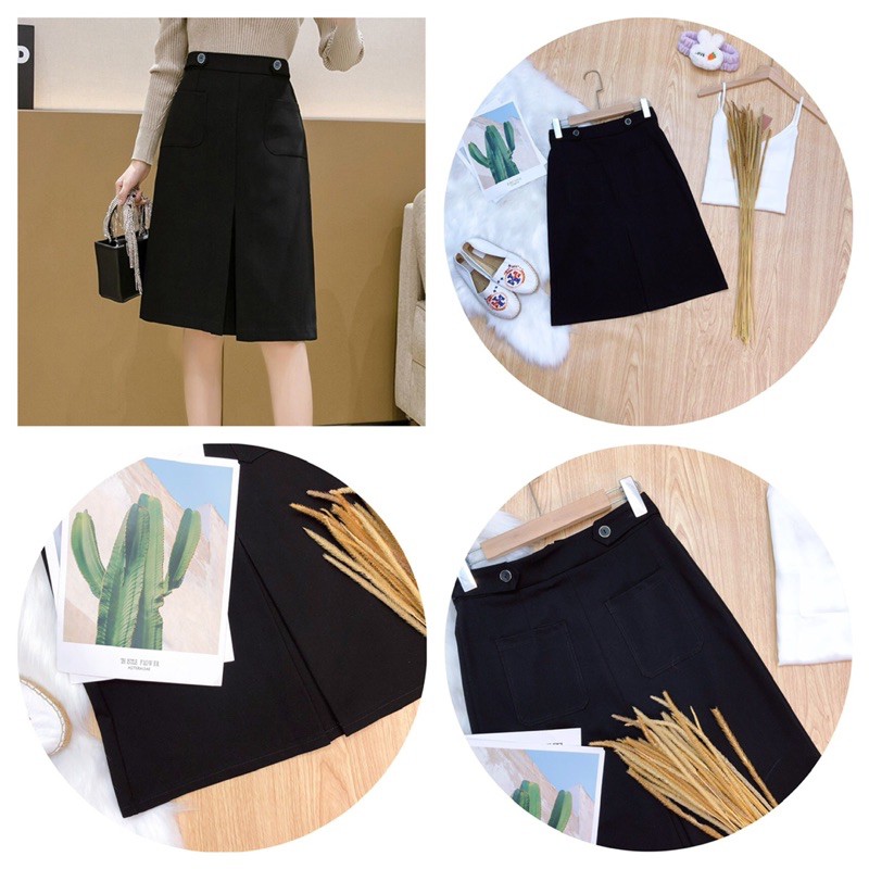 CV11 - Chân váy midi dáng A