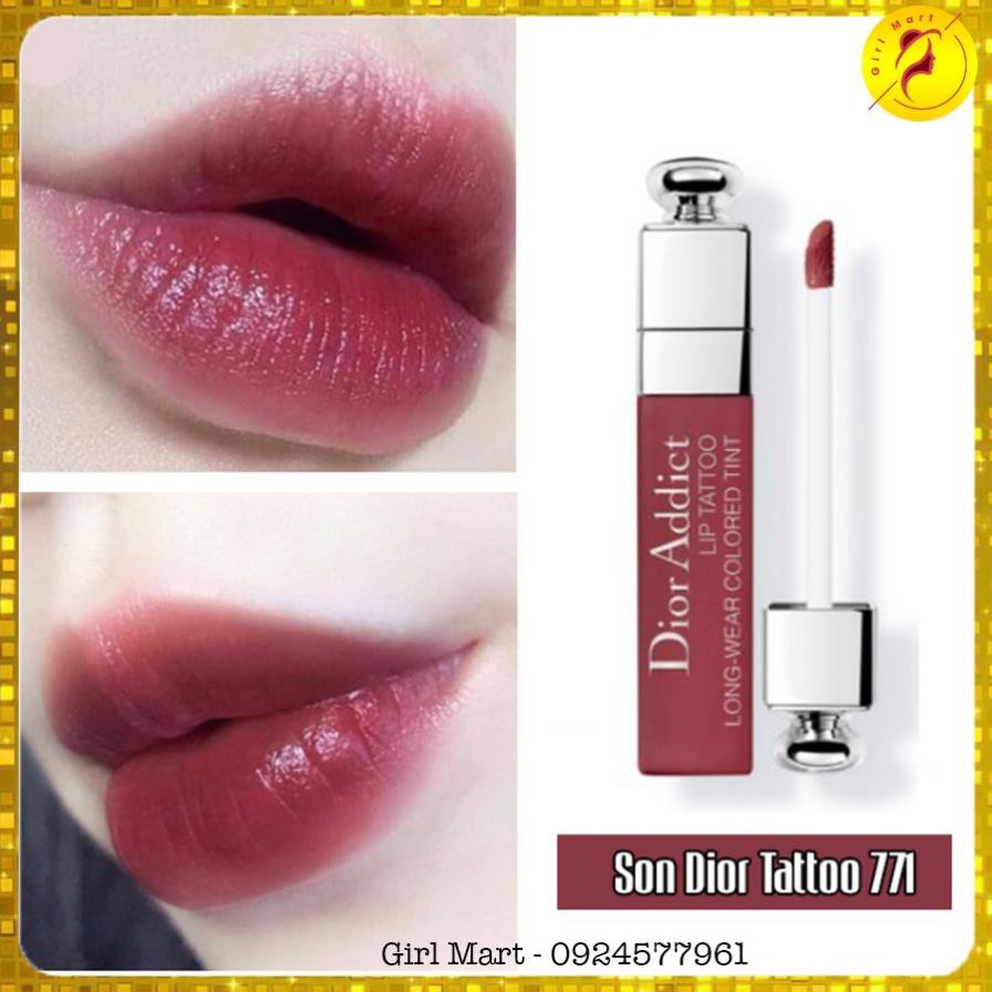 Dior Addict Lip Tattoo chính hãng mới nhất đáng mua nhất mọi thời đại son màu cam đất, cam đỏ, đỏ berry, hồng san hô