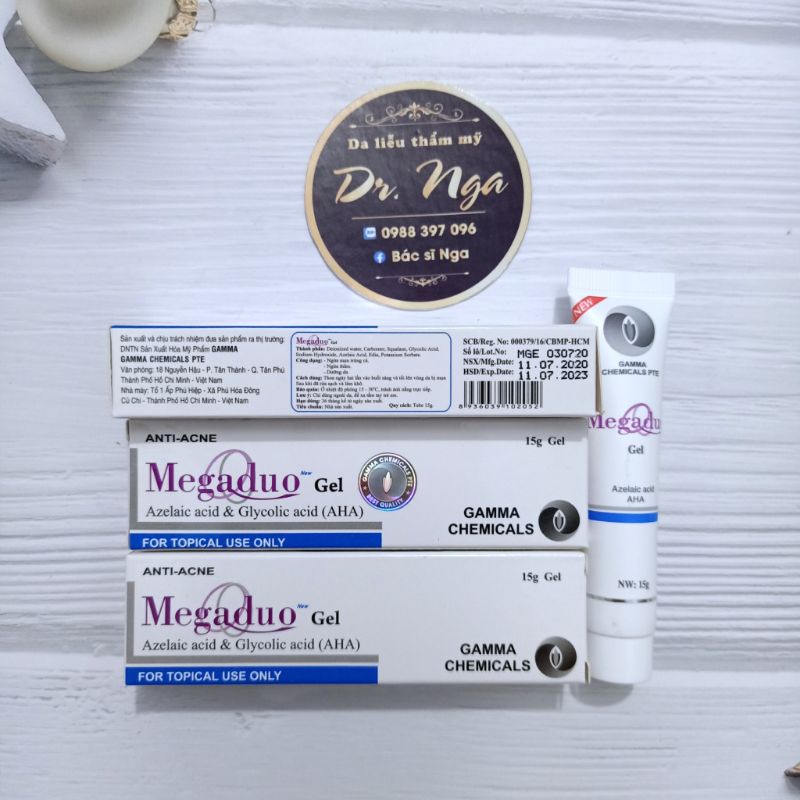 ✅ Giảm thâm, mụn trứng cá Megaduo Gel 15g, Plus