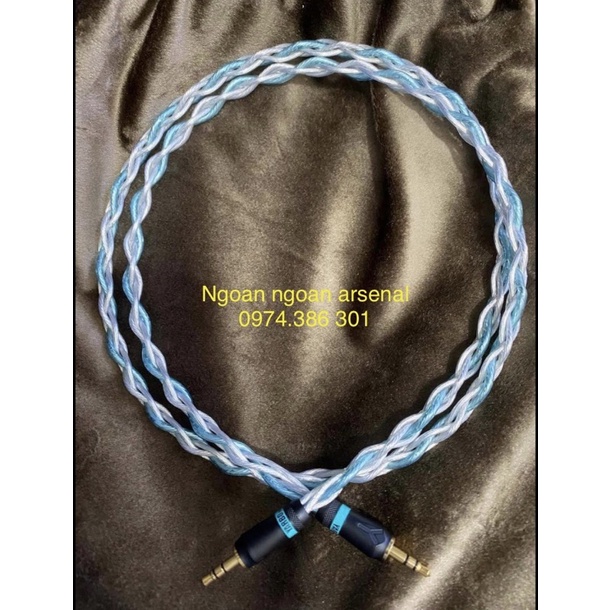 dây tin hiệu 2 đầu 3,5 (3.5) mạ bạc cao cấp