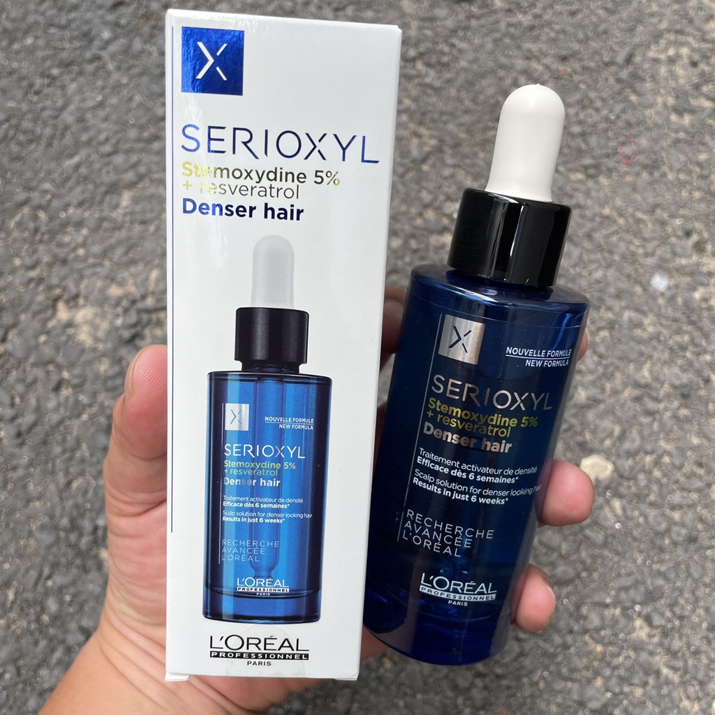 Tinh chất mọc tóc gia tăng 1700 sợi trong 3 tháng Serioxyl Denser Hair L'oreal 90ml