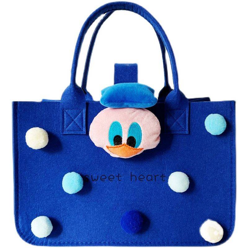 Túi Xách Một Bên Vai Đa Năng Họa Tiết Hoạt Hình Mới Làm Quà Tặng