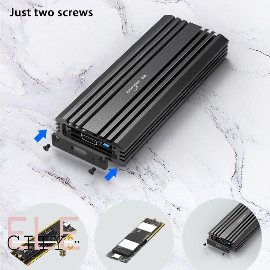 ✨COD✨Blueendless 2807N SSD Mobile Enclosure NVME M.2 Solid State Drive Enclosure