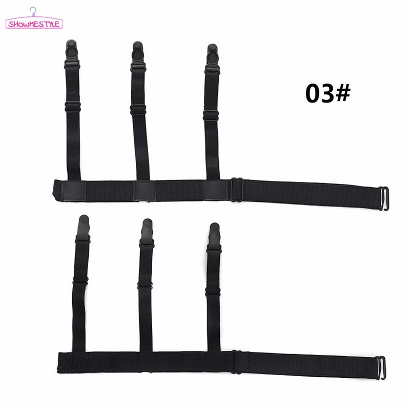 2 đai nịt cố định áo sơ mi thời trang nam