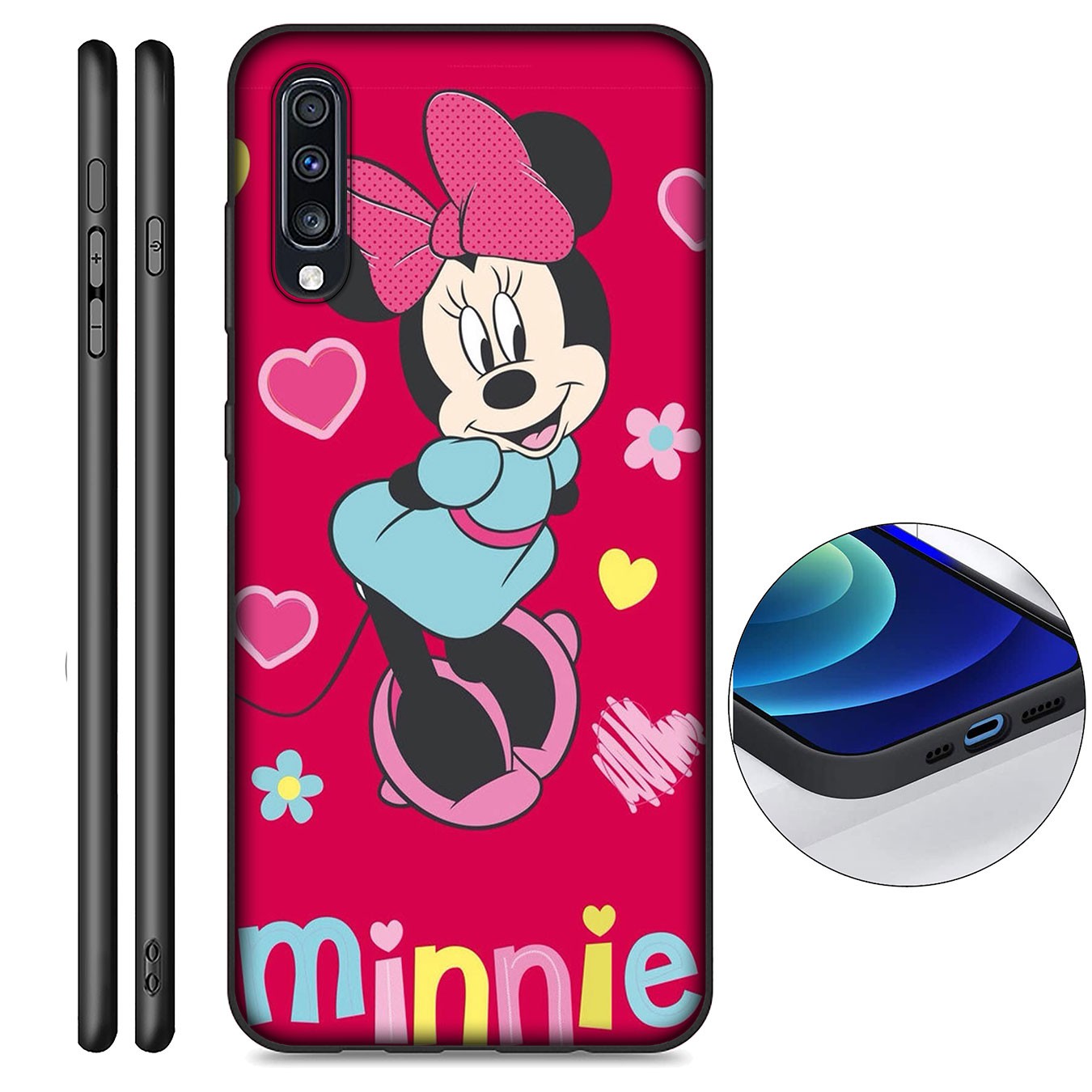 Samsung Galaxy A02S J2 J4 Core J5 J6 Plus J7 Prime j6+ A42 + Phone Case Soft Silicone Casing mouse mickey minnie