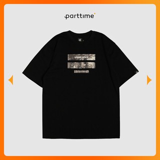 Áo Thun Unisex Form Rộng Tay Ngắn Cổ Tròn Cotton Co Giãn Thoáng Khí - Parttime Store™ MOUNTAIN TEE Design By UNDERSPACE