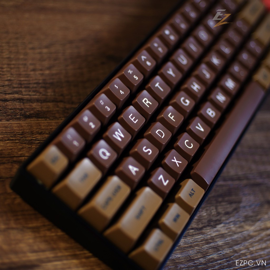 Keycap SA Profile Dark Chocolate ABS Double Shot 108 Phím