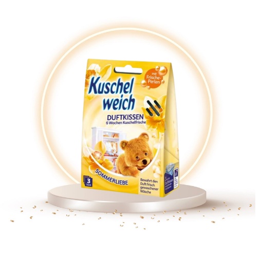 Túi thơm để tủ quần áo hình gấu Kuschel Weich an toàn cho bé - Hàng Đức, Shop Mecici