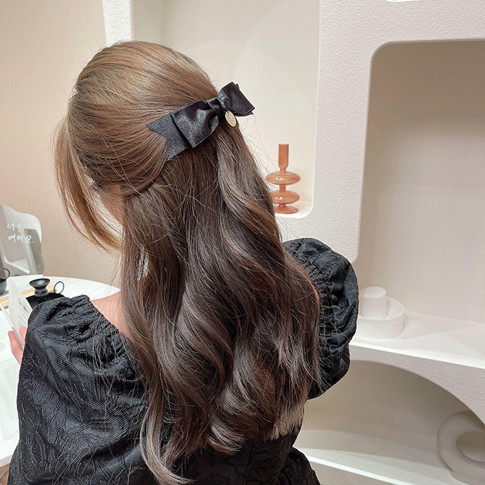 MXGOODS Kẹp Tóc Hình Nơ Phong Cách Hàn Quốc Thời Trang Cho Nữ