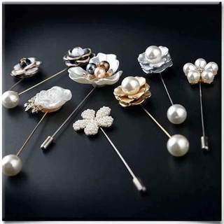 SET 8 GHIM CÀI ÁO HÌNH BÔNG SANG CHẢNH