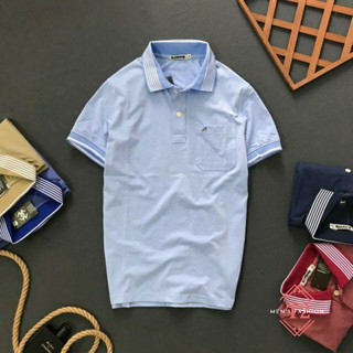 Áo Thun Nam Tay Ngắn Polo Có Cổ AT17 Túi Đắp Thêu Chữ A, Chất Cotton Xịn