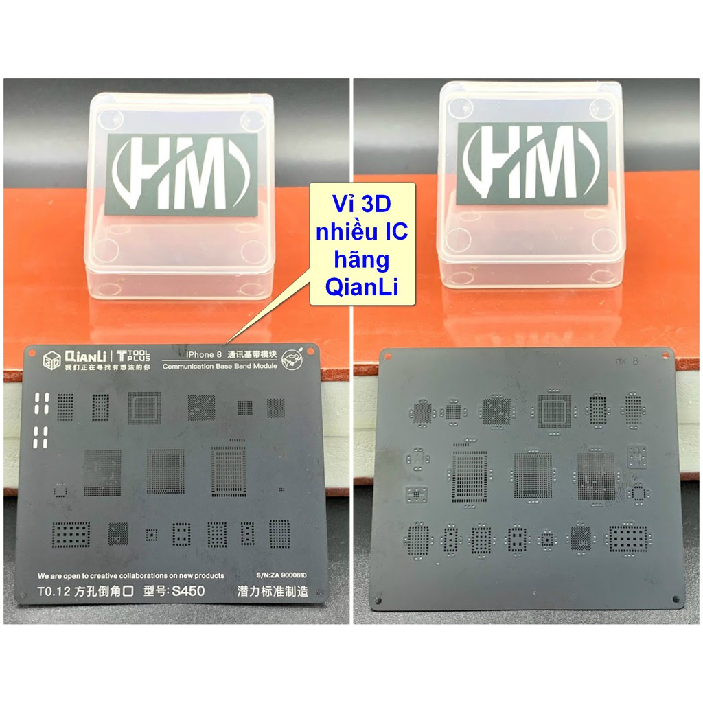 Vỉ QianLi 3D đổ chân 6S/6SP (A9)