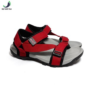 Dép quai hậu nam đỏ 3 quai