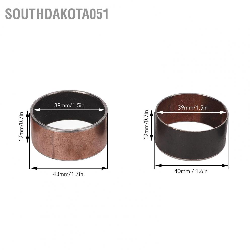 Hàng HOT Ống lót đồng giảm xóc xe máy 4PCS 39mm / 1.5in cho VLX Steed 400 600【Southdakota051】