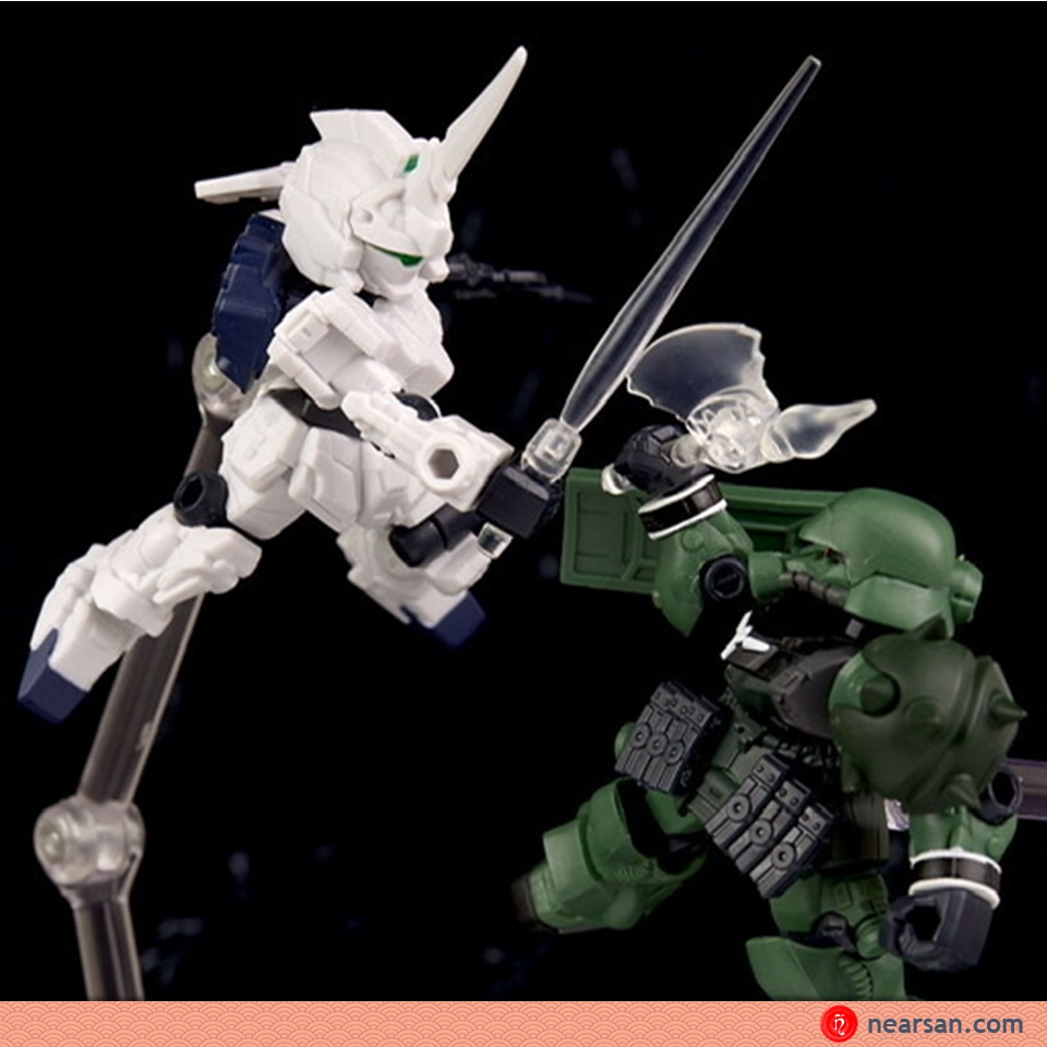 Gundam unicorn mô hình lắp ráp bandai robot mini chibi mse 10