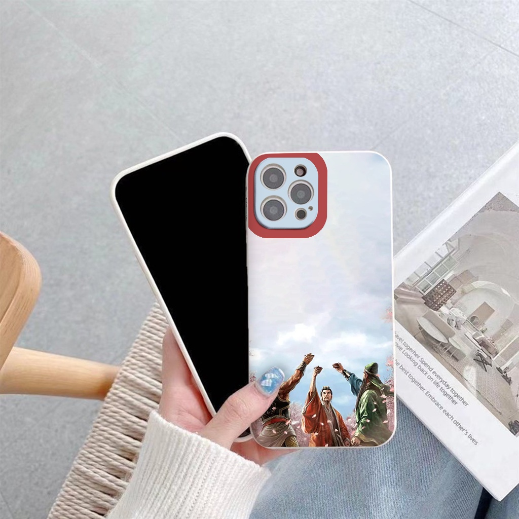 Ốp iphone kết nghĩa vườn đào TAM QUỐC DIỄN NGHĨA iphone Case 7 8 plus 12 11 Pro X XS MAX XR 13pro/promax