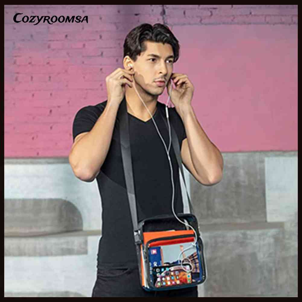 Túi Đeo Chéo Đựng Điện Thoại Chất Liệu PVC Trong Suốt Chống Thấm Nước