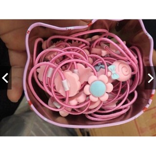 HỘP SẮT CHUN BUỘC TÓC KITTY CHO BÉ YÊU