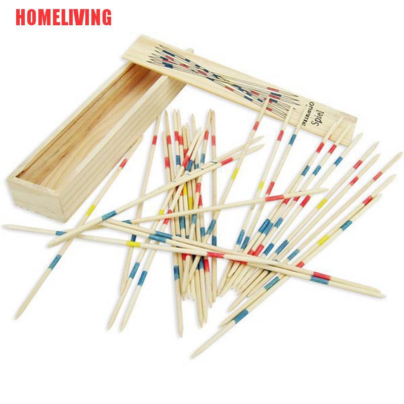 Hộp Đồ Chơi Nhặt Que Gỗ Truyền Thống Cổ Điển