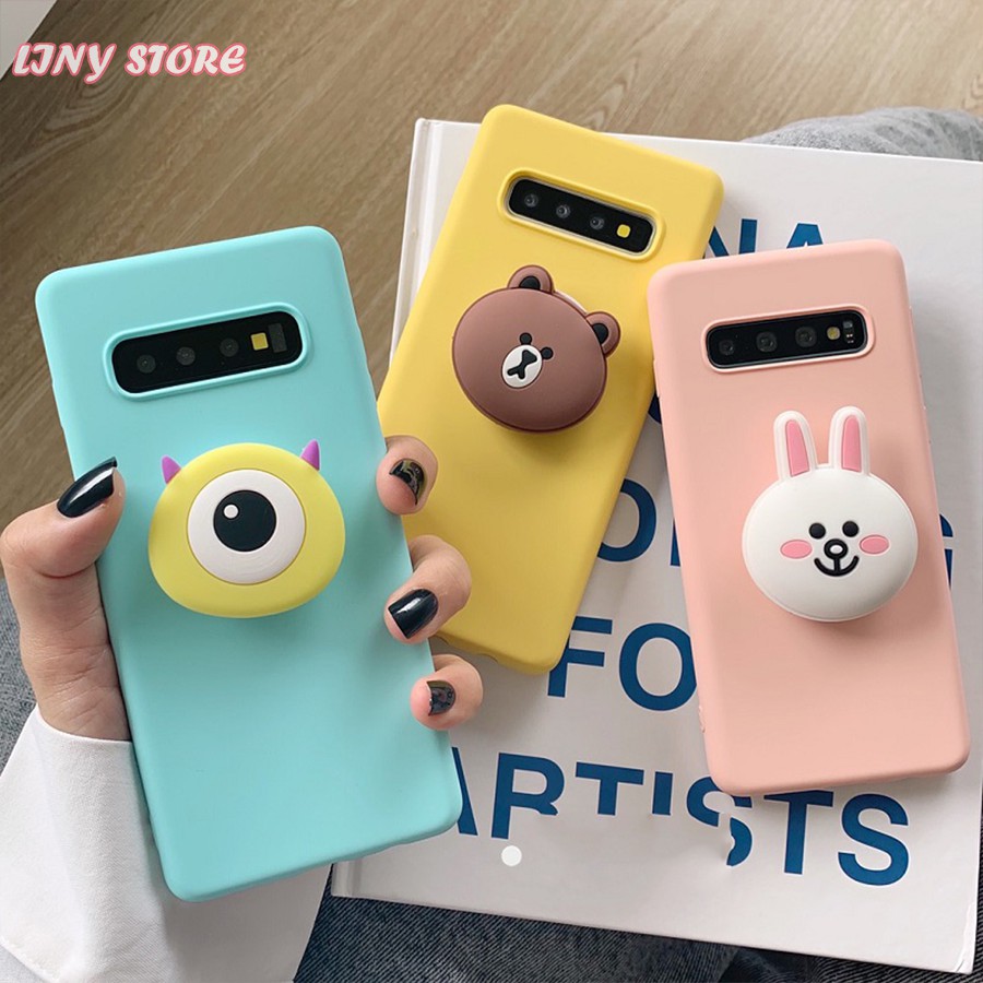 Ốp điện thoại Samsung 3 màu nổi bật chất liệu cao cấp - Tặng kèm Popsocket