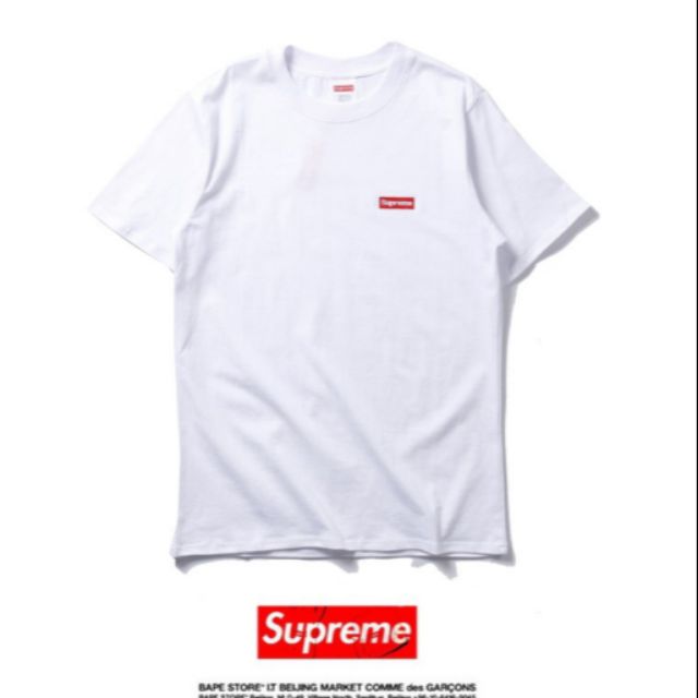 áo supreme thêu tem nhỏ cao cấp