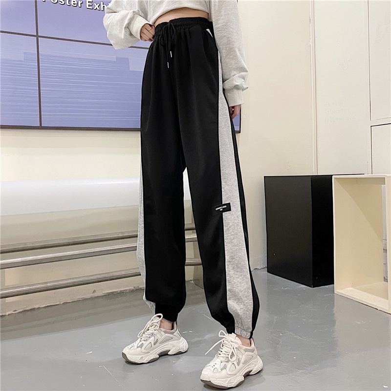 SUXI Quần legging nữ ống rộng thời trang mùa thu mới